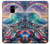 S4084 Rainbow Ocean Wave Fantasy Case For Samsung Galaxy A8 (2018)