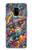 S4085 Cosmic Spaceship Psychedelic Art Case For Samsung Galaxy A8 (2018)