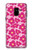 S4097 Pink Floral Seamless Pattern Design Case For Samsung Galaxy A8 (2018)