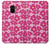 S4097 Pink Floral Seamless Pattern Design Case For Samsung Galaxy A8 (2018)