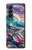 S4084 Rainbow Ocean Wave Fantasy Case For Samsung Galaxy Z Fold 4