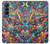 S4085 Cosmic Spaceship Psychedelic Art Case For Samsung Galaxy Z Fold 4