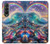 S4084 Rainbow Ocean Wave Fantasy Case For Samsung Galaxy Z Fold 3 5G