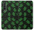 S4087 Cute Green Ghost Cartoon Pattern Case For Samsung Galaxy Z Fold 3 5G