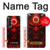 S4099 Mystic Red Demon Illustration Case For Samsung Galaxy Z Fold 3 5G