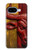 S4098 Span Bull Carved Artwork Case For Google Pixel 9a