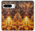 S4090 Epic Fire Dragon Fantasy Illustration Case For Google Pixel 8 pro
