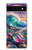 S4084 Rainbow Ocean Wave Fantasy Case For Google Pixel 6a