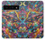 S4085 Cosmic Spaceship Psychedelic Art Case For Google Pixel 6 Pro