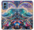 S4084 Rainbow Ocean Wave Fantasy Case For Motorola Moto G Play 4G (2024)