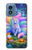 S4088 Fantasy Fox Spirit Magical Artwork Case For Motorola Moto G Play 4G (2024)