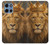 S4093 Royal Lion Portrait Artwork Case For Motorola Moto G 5G (2025)