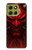 S4099 Mystic Red Demon Illustration Case For Motorola Moto G86