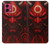 S4099 Mystic Red Demon Illustration Case For Motorola Moto G84