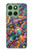 S4085 Cosmic Spaceship Psychedelic Art Case For Motorola Edge 60