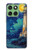 S4092 Moonlit Lighthouse Coastal Painting Case For Motorola Edge 60