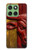 S4098 Span Bull Carved Artwork Case For Motorola Edge 60
