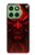 S4099 Mystic Red Demon Illustration Case For Motorola Edge 60