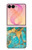 S2906 Aqua Turquoise Stone Case For Samsung Galaxy Z Flip 8