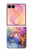 S4001 Multicolored Abstract Lilac Emerald Case For Samsung Galaxy Z Flip 8