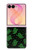 S4087 Cute Green Ghost Cartoon Pattern Case For Samsung Galaxy Z Flip 8