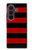 S2638 Black and Red Striped Case For Samsung Galaxy Z Fold 8 Ultra