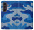 S2958 Army Blue Camo Camouflage Case For Samsung Galaxy Z Fold 8 Ultra