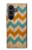 S3033 Vintage Wood Chevron Graphic Printed Case For Samsung Galaxy Z Fold 8 Ultra