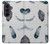 S3085 Feather Paint Pattern Case For Samsung Galaxy Z Fold 8 Ultra