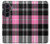 S3091 Pink Plaid Pattern Case For Samsung Galaxy Z Fold 8 Ultra