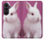 S3870 Cute Baby Bunny Case For Samsung Galaxy Z Fold 8 Ultra