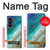 S3920 Abstract Ocean Blue Color Mixed Emerald Case For Samsung Galaxy Z Fold 8 Ultra