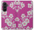S3924 Cherry Blossom Pink Background Case For Samsung Galaxy Z Fold 8 Ultra