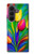 S3926 Colorful Tulip Oil Painting Case For Samsung Galaxy Z Fold 8 Ultra
