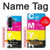 S3930 Cyan Magenta Yellow Key Case For Samsung Galaxy Z Fold 8 Ultra