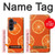 S3946 Seamless Orange Pattern Case For Samsung Galaxy Z Fold 8 Ultra