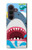 S3947 Shark Helicopter Cartoon Case For Samsung Galaxy Z Fold 8 Ultra