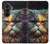 S3971 Cat Painted Color Case For Samsung Galaxy Z Fold 8 Ultra