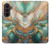 S3993 Green Marble Gold Veins Case For Samsung Galaxy Z Fold 8 Ultra