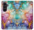 S4001 Multicolored Abstract Lilac Emerald Case For Samsung Galaxy Z Fold 8 Ultra