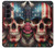 S4015 Skull American Flag Case For Samsung Galaxy Z Fold 8 Ultra