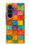 S4077 Water Color Painting Colorful Check Pattern Case For Samsung Galaxy Z Fold 8 Ultra