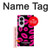S2933 Pink Lips Kisses on Black Case For Samsung Galaxy Z Fold 8