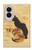 S3229 Vintage Cat Poster Case For Samsung Galaxy Z Fold 8