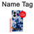 S3439 Fabric Indigo Tie Dye Case For Samsung Galaxy Z Fold 8