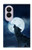 S3693 Grim White Wolf Full Moon Case For Samsung Galaxy Z Fold 8