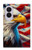S3967 Bald Eagle American Flag Case For Samsung Galaxy Z Fold 8
