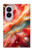 S4012 Red Marble Gold Veins Case For Samsung Galaxy Z Fold 8