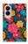 S4105 Vibrant Colorful Floral Pattern Case For Samsung Galaxy Z Fold 8