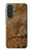 S3456 Vintage Paper Clock Steampunk Case For Samsung Galaxy A27